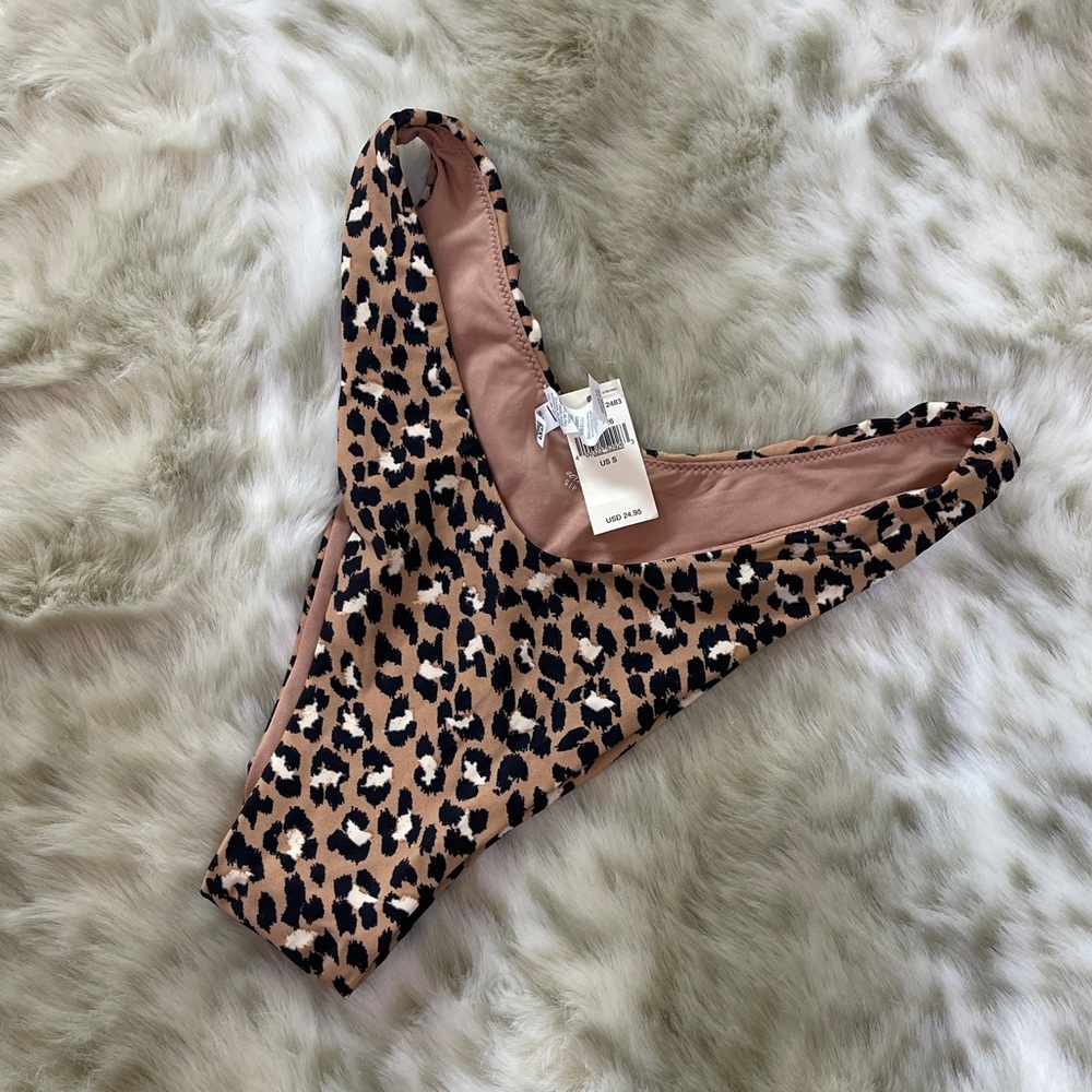 Aerie Leopard Bikini Bottom